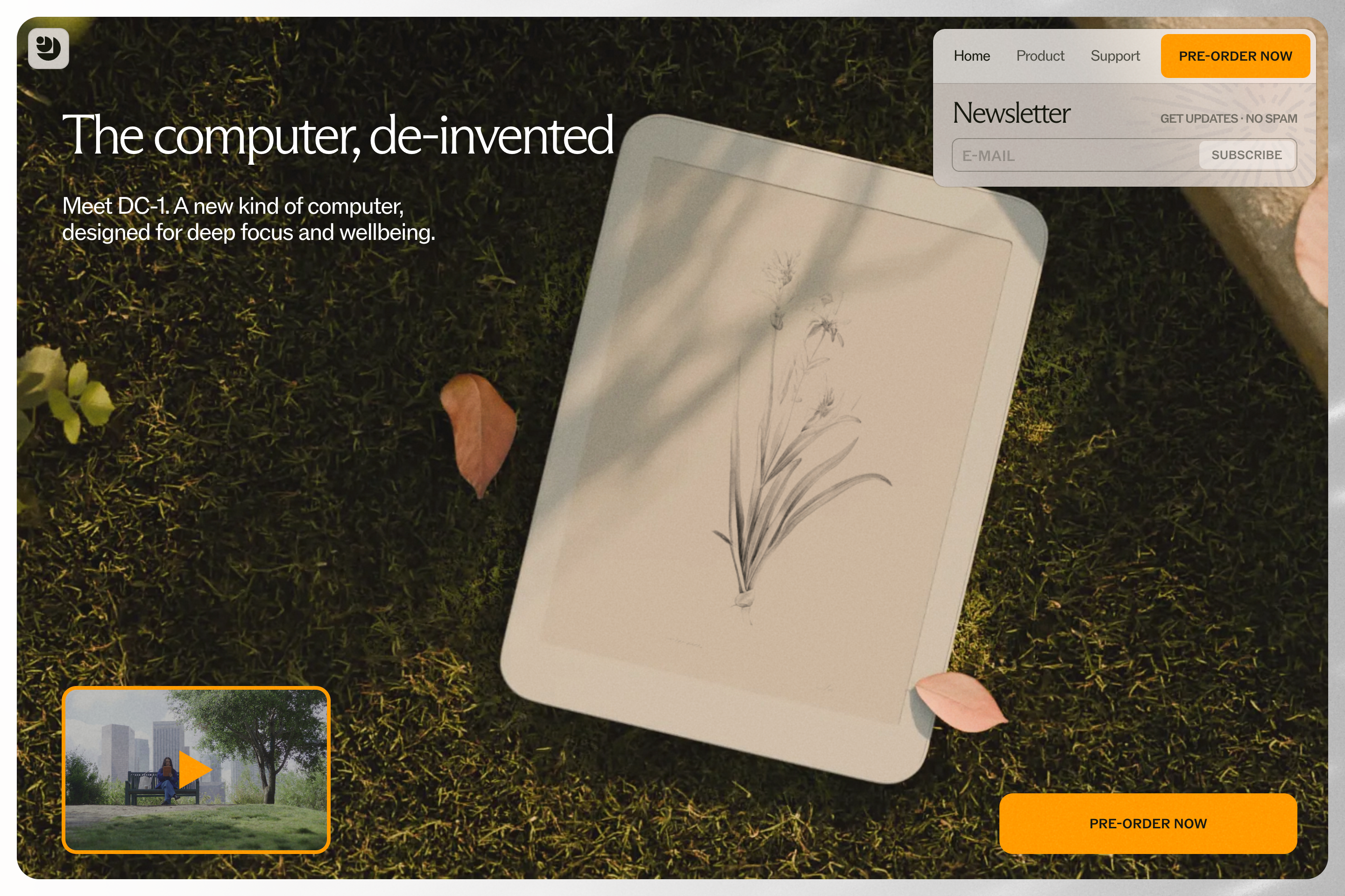 Daylight Computer website homepage