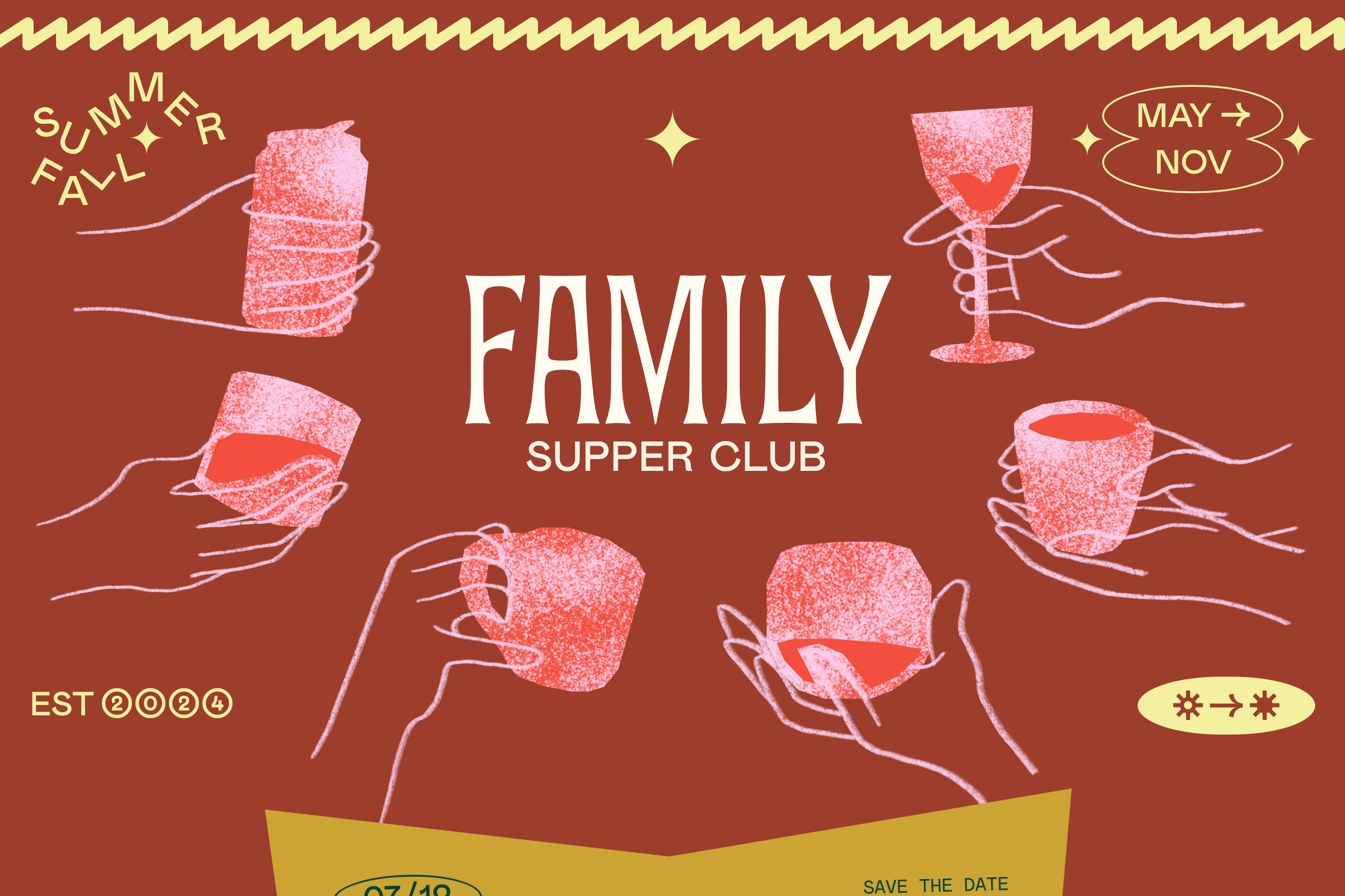 Family Supper Club website homepage
